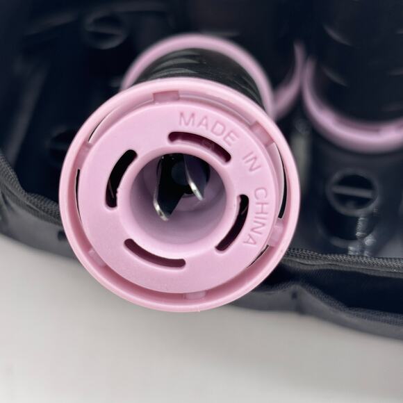 Remington Compact Travel Ceramic Curlers Hair Setter 10 Hot Rollers & Clips Work - Picture 5 of 11